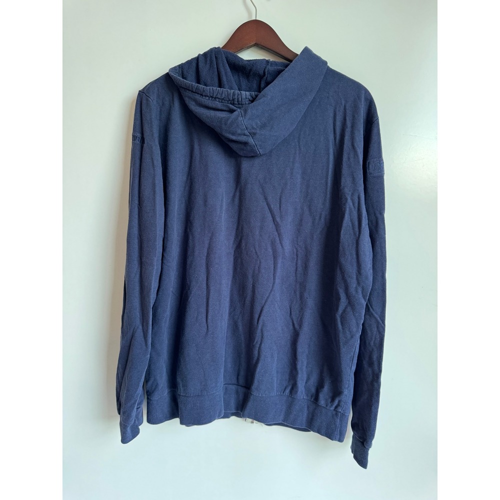 Marine Layer Mens Navy Blue Modal Blend Full‎ Zip Hoodie XL Soft Cozy Athleisure